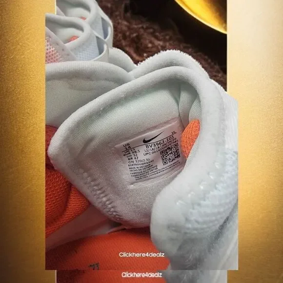 Nike Force Savage Elite Football Cleats Orange White Men’s Size 14